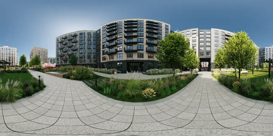 Residential courtyard