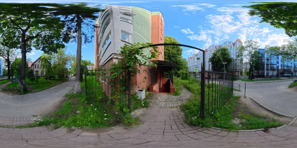 Green courtyard
