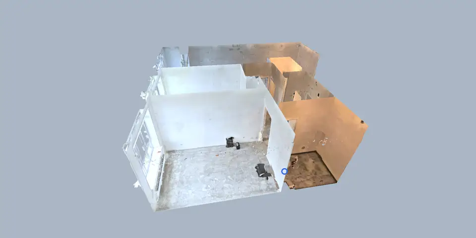 3D model of a scanned apartment